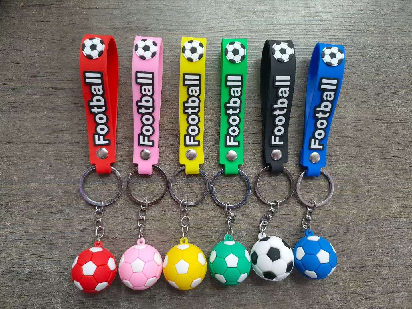 A series of rope and keychain footballs detail image 2