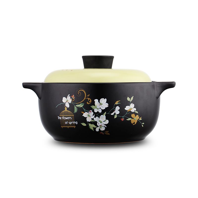 陶瓷砂锅饭店商用耐高温煤气灶款明火家用浅锅煲仔饭专用沙锅批发11