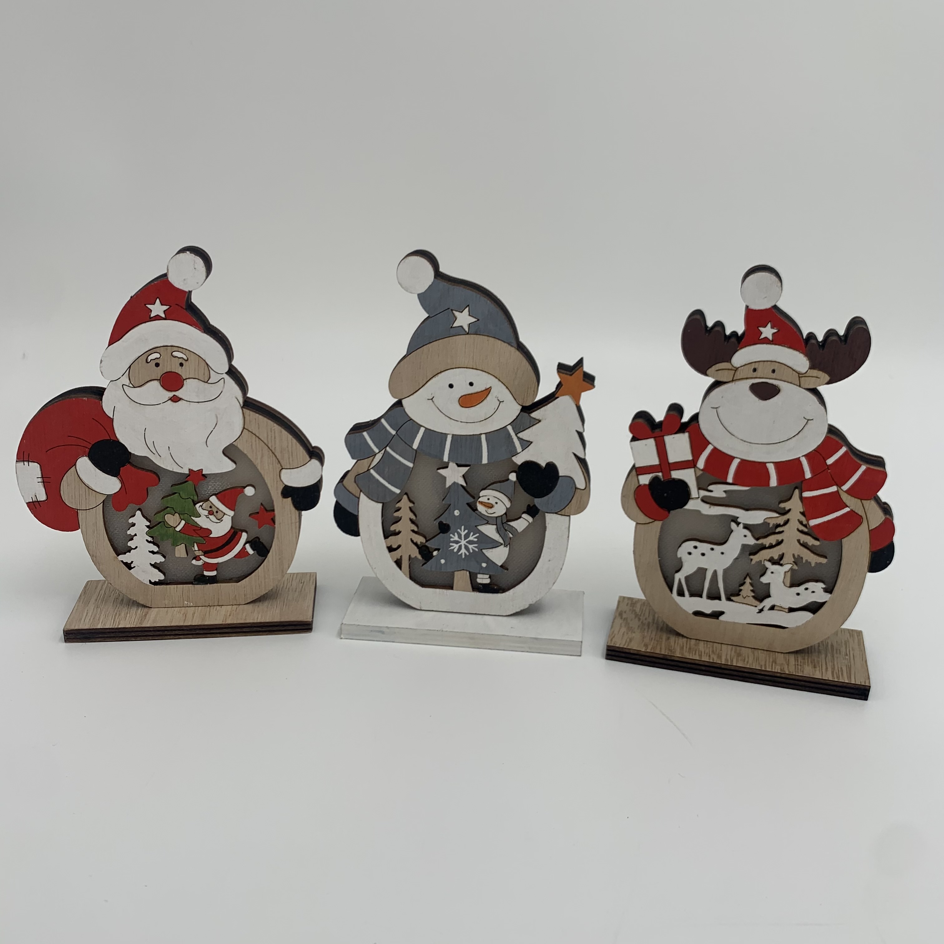 圣诞节装饰摆件 圣诞老人   圣诞雪人 节日用品 