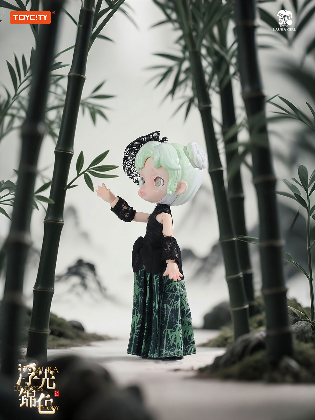 TOYCITY正版LAURA劳拉浮光锦色关节可动人偶盲盒BJD素体娃衣详情7
