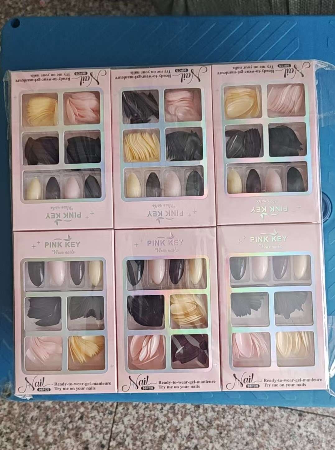 Nail art handcrafted nails, wearable nails, cat's eye nails, nail art products, decorative items, wearable nails details Picture