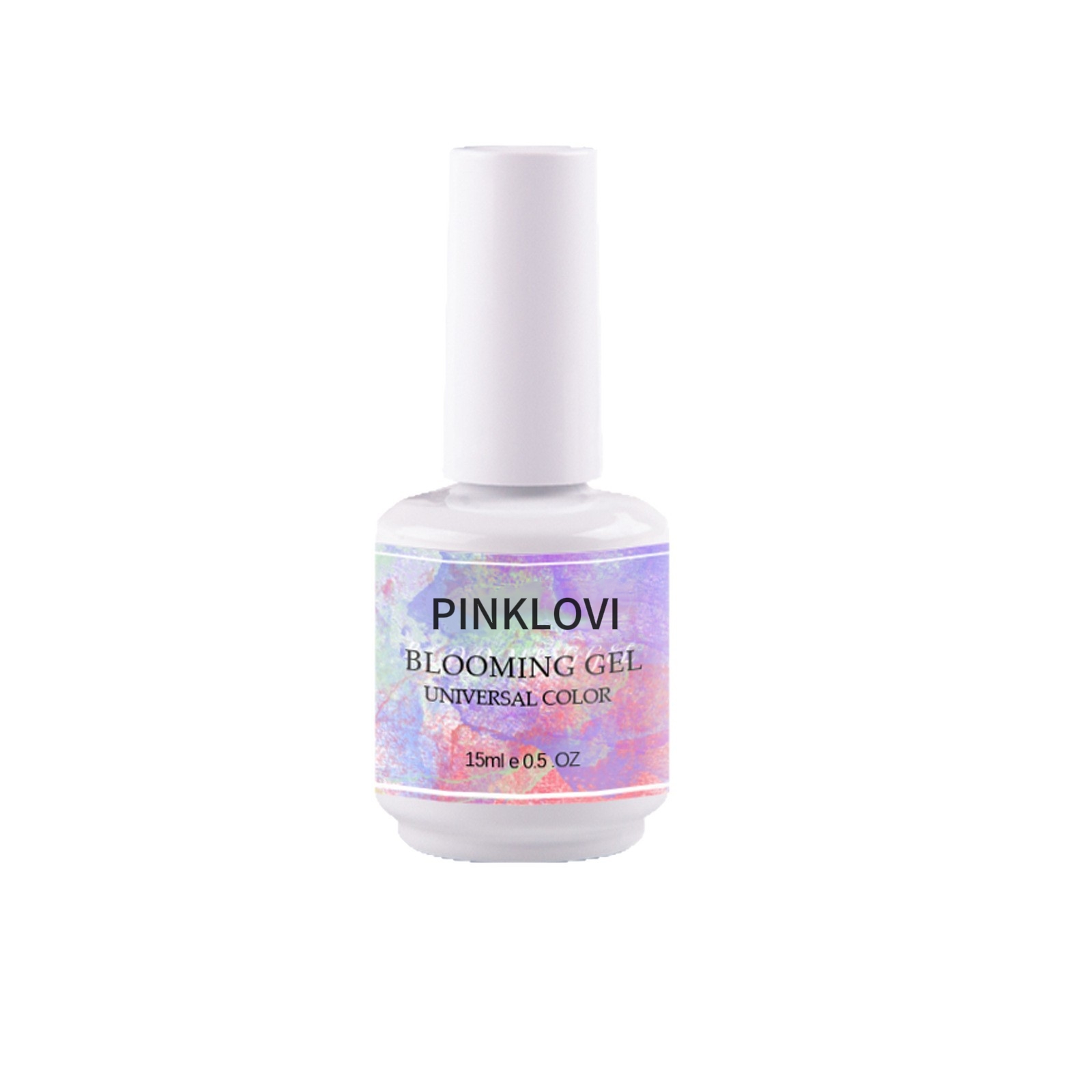 15ml nail polish gel, a transparent color rendering gel, pairs well with any base color to create a gradient blush and marble texture style Gelpolish detail image 6