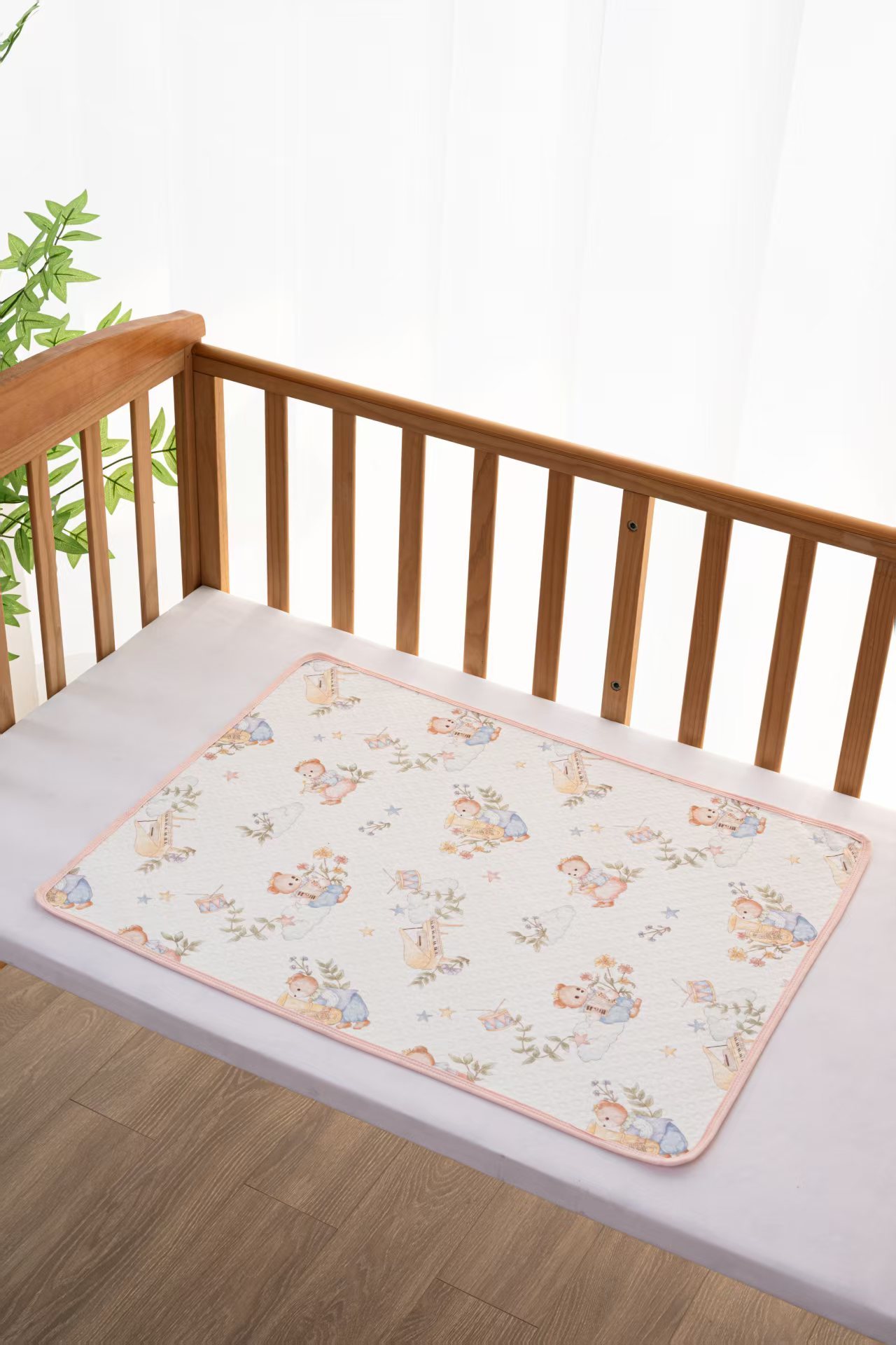 可爱童趣婴幼儿宝宝新生儿婴童双面针织隔尿垫隔尿布纯棉尿布