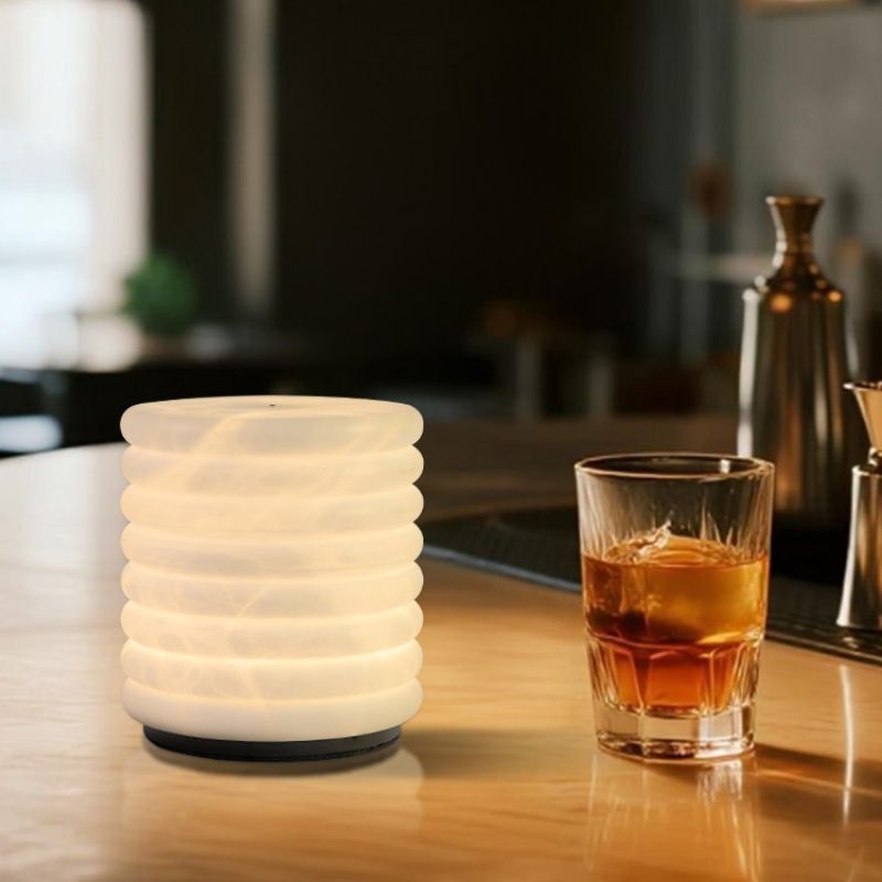 Creative stone decorative table lamp, night light, marble lamp body, warm atmosphere lamp Application Scenario
