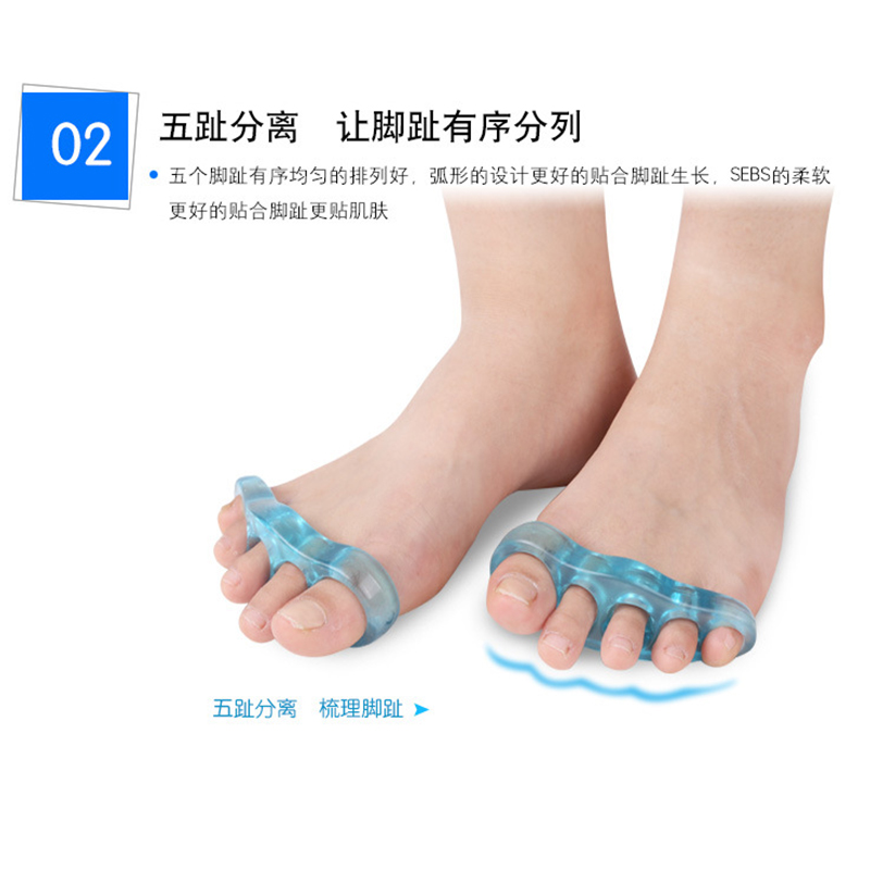 Hallux valgus corrector, toe corrector separator, toe separator for men, women and children Application Scenario