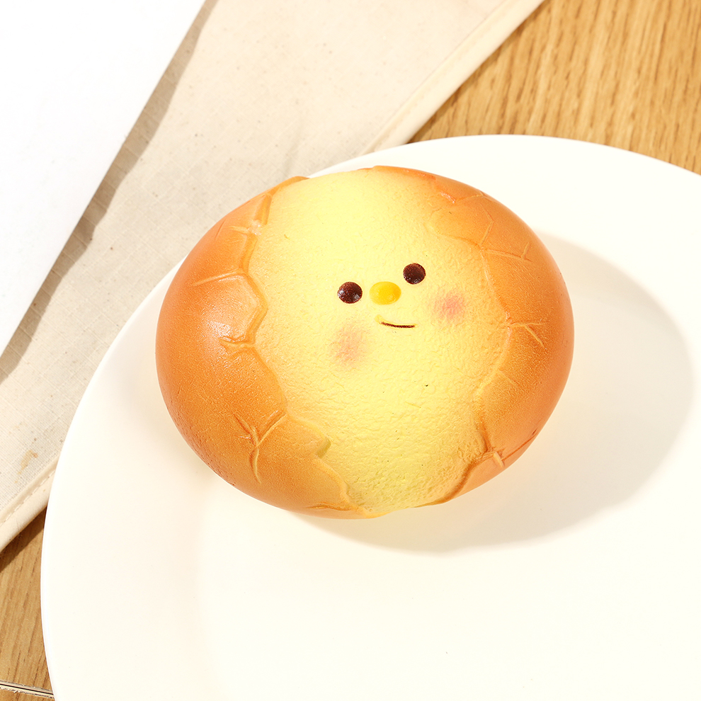 PU湿软慢回弹仿真食物面包可颂吐司香甜软减压鸡蛋糕pu小猪面包pu