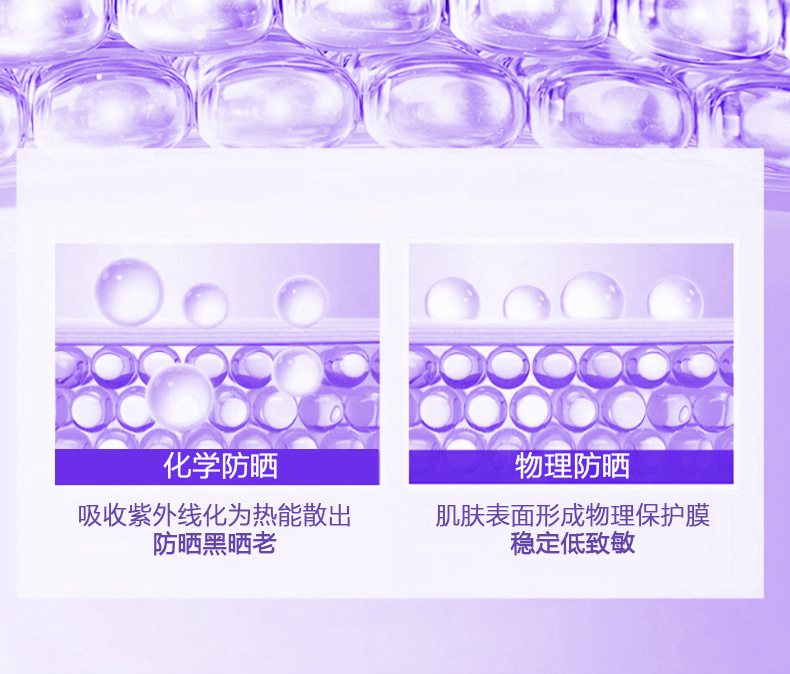光感清透美白防晒精华乳现货SPF50+PA+++高倍防晒喷雾详情图4