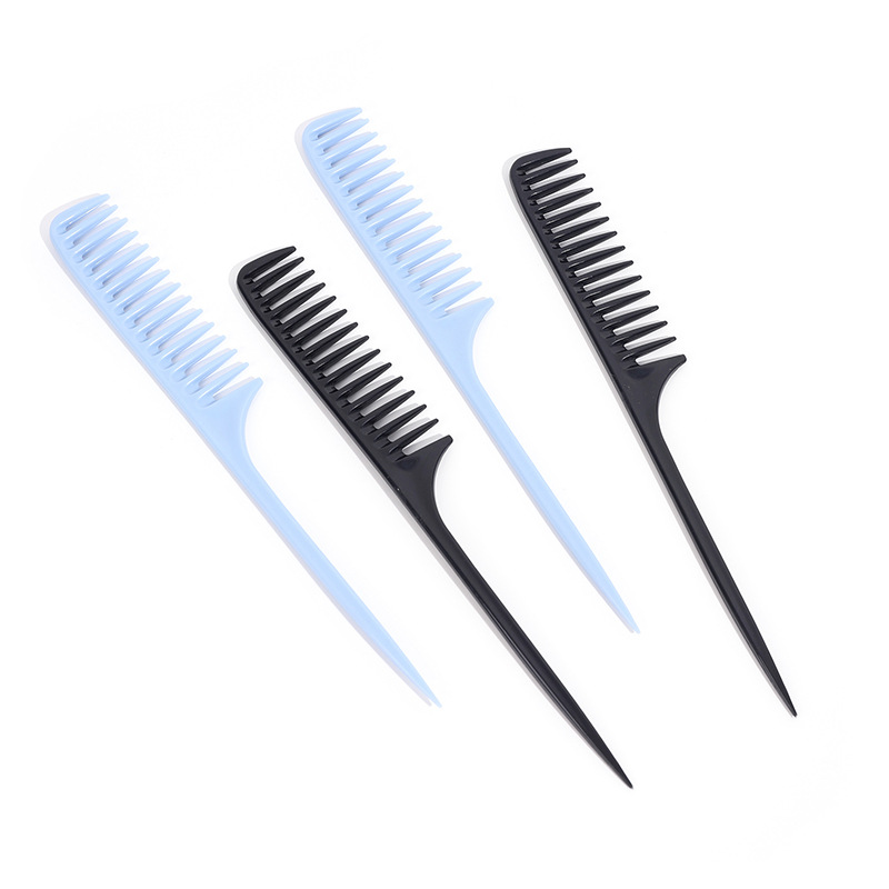Baihe Hair Salon plastic hairdressing combs, pointed-tail combs, hair care tools, hair cutting combs, hair dyeing pointed-tail hair care combs, flat combs, massage combs