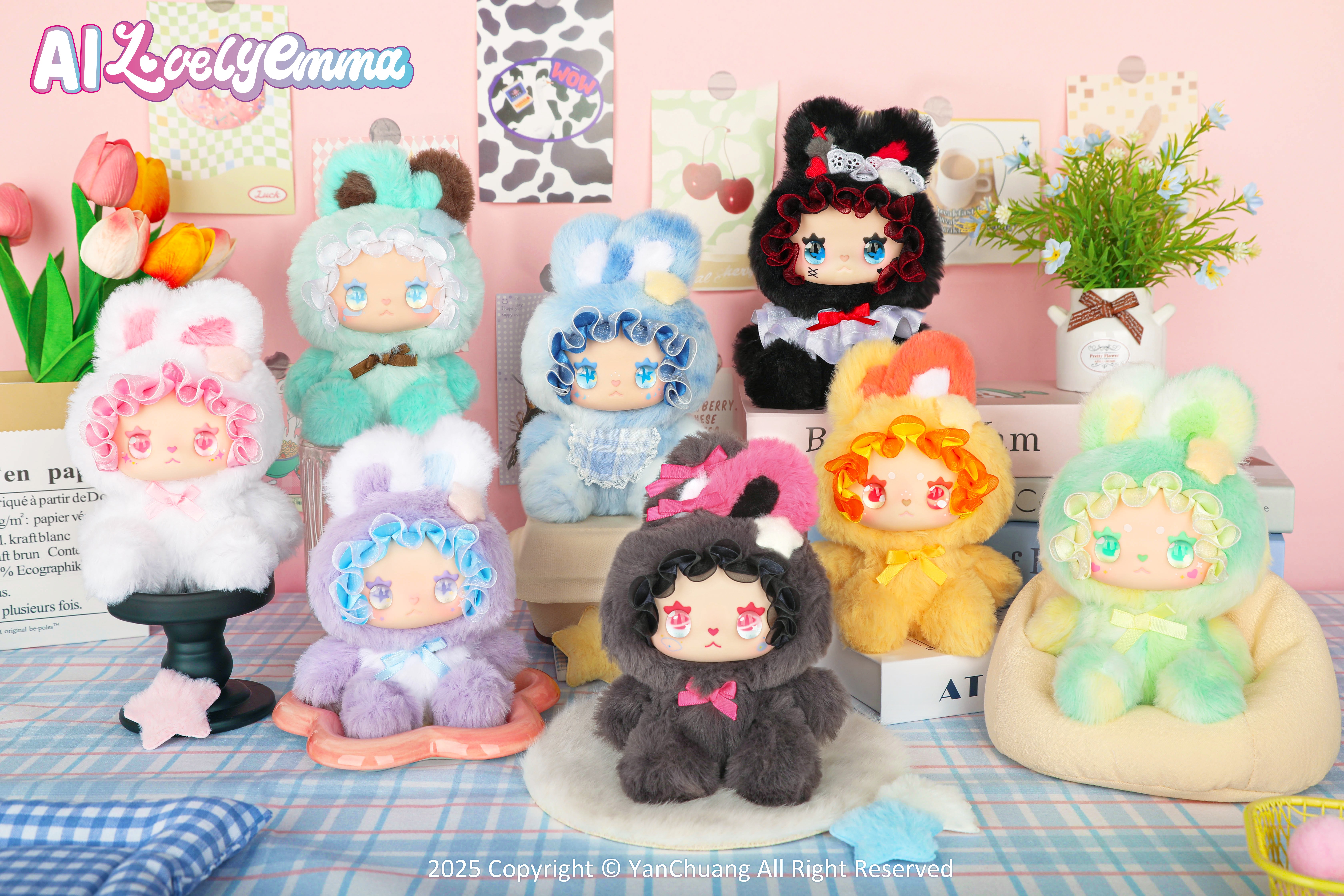 Emma AI智能对话毛绒玩具魔法学习知识蓝牙连接盲盒娃娃送公仔