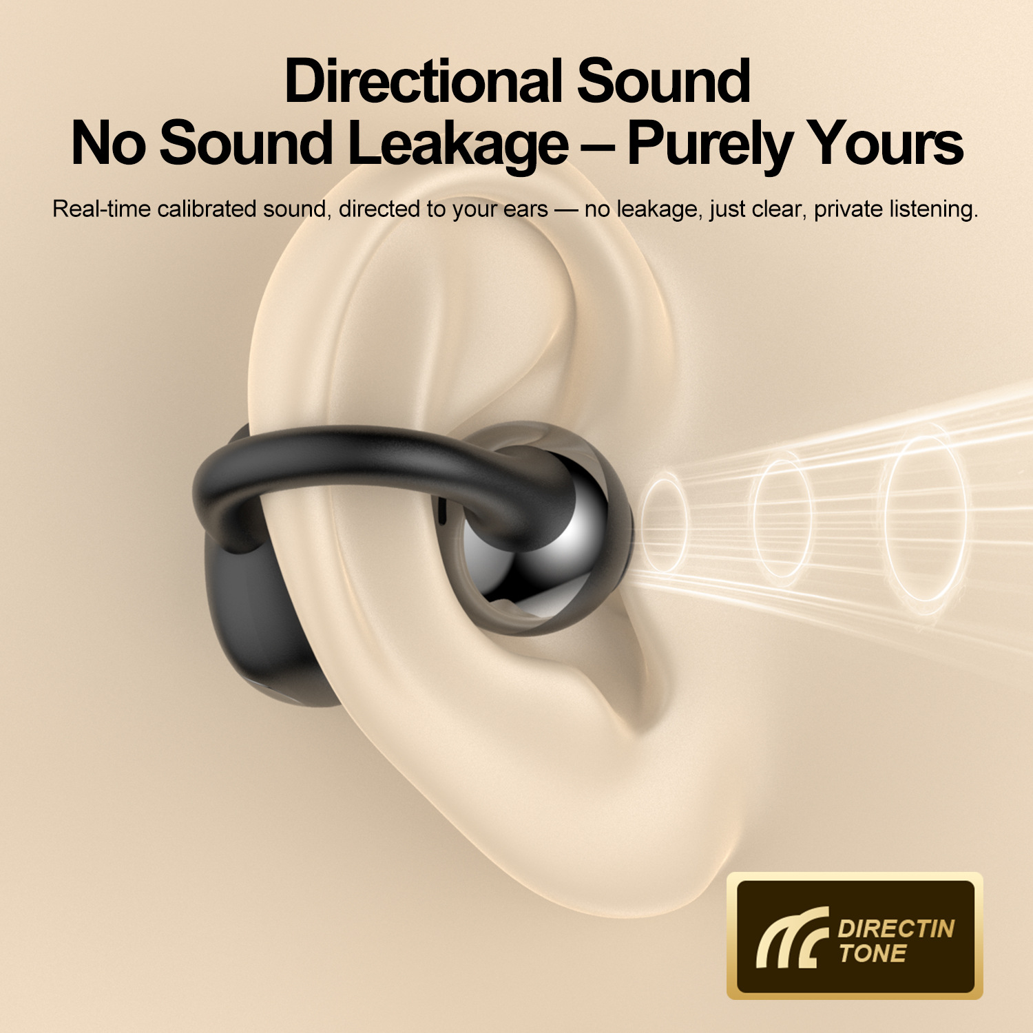 Customized Private Mold Earring Style Ai Cross-Border Intelligent Translation Bluetooth Headphones, Ows Intelligent Translation Bluetooth Headphones, Open Bass, Ai Call Wireless Specification drawing