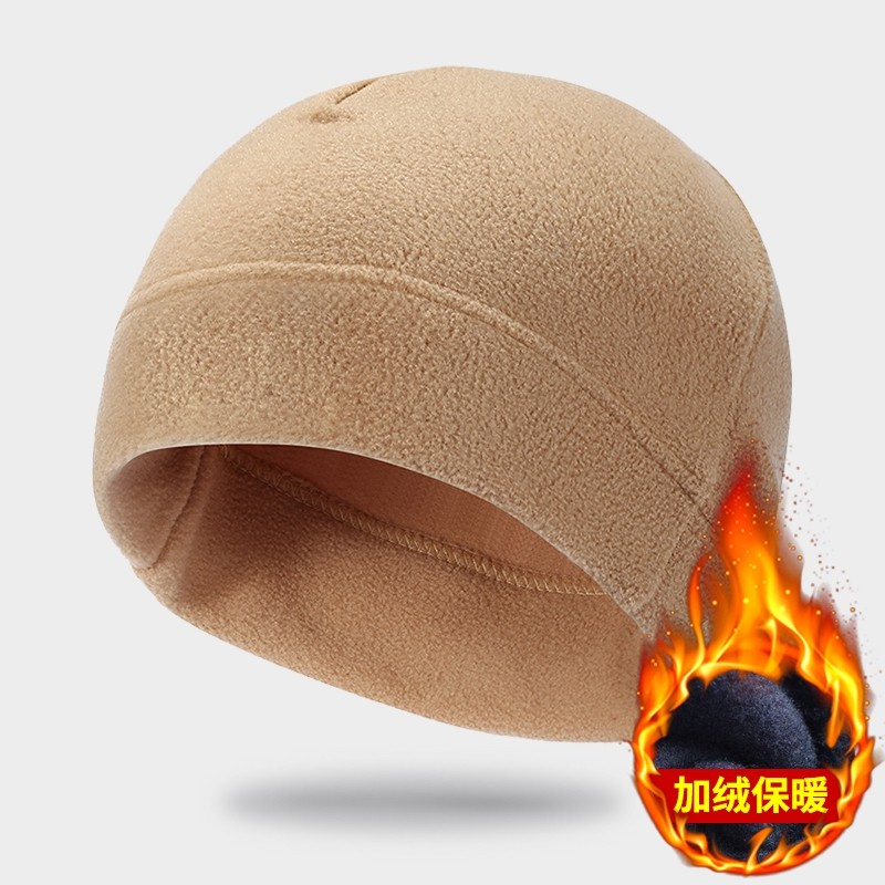 帽子男户外抓绒帽秋冬女运动防寒防风保暖登山骑行滑雪跑步护耳帽