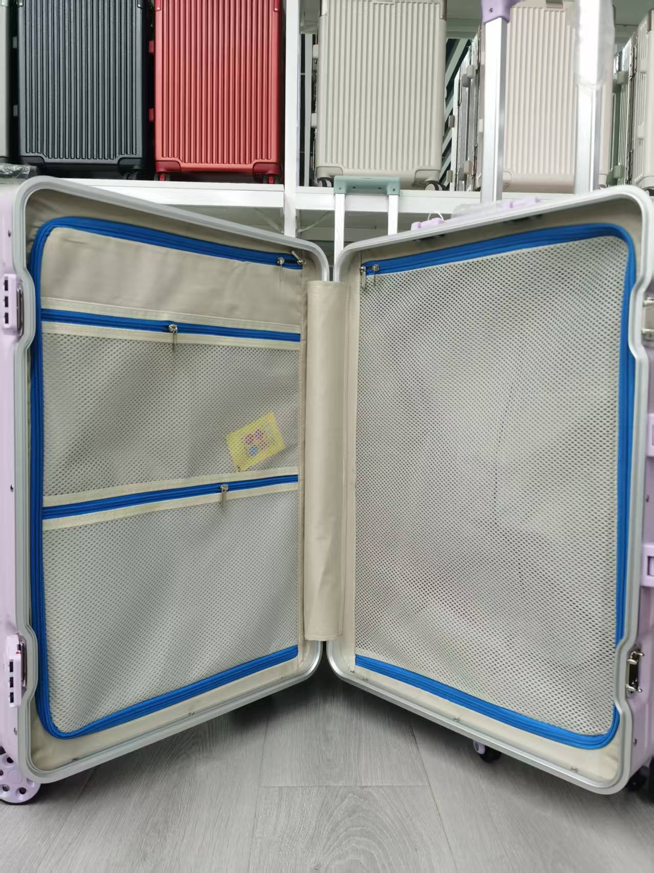 Extra-large capacity luggage, female zipper handle case, five-wheeled student combination case, suitcase, travel case, male 2025 Item Picture