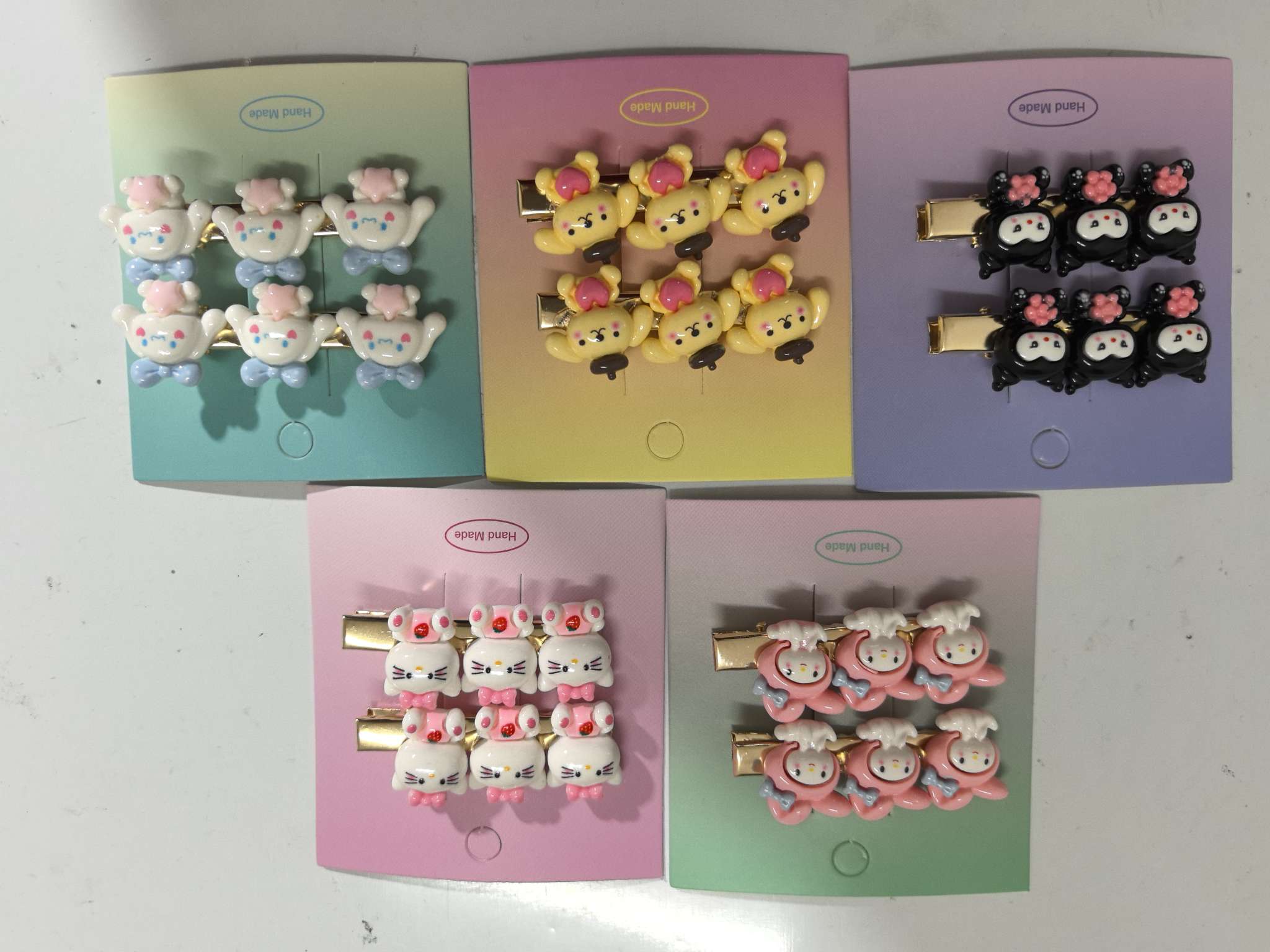 3颗树脂卡通系列