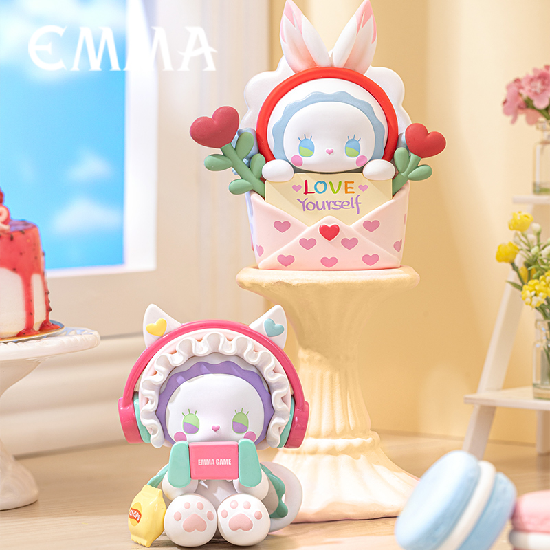 Genuine Emma Secret Forest Love Dopamine Series Blind Box Collectible Figurines For Girls, Creative Figurines And Gift Items details Picture