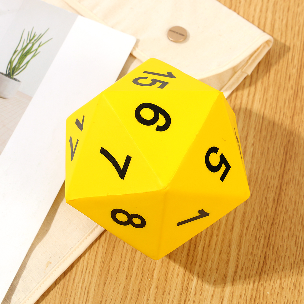 骰子DND龙与地下城跑团骰子水晶骰子休闲娱乐骰子白底实物图