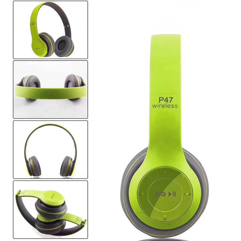 P47 Over Ear High Quality Stereo Wireless Headphone Gaming Headset Earpiece Headband Headphone Item Picture