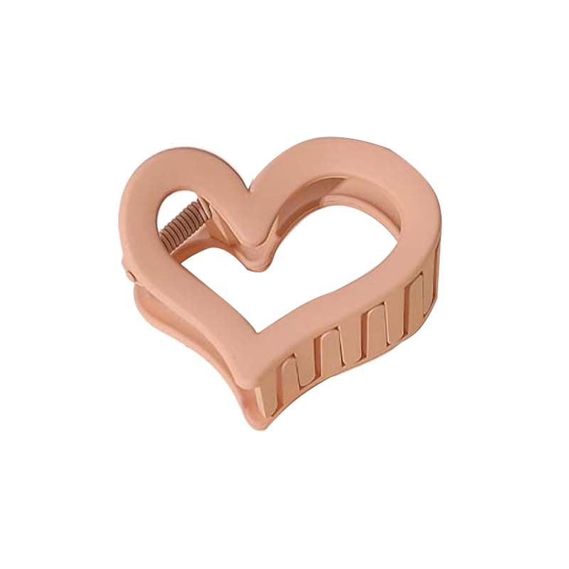 The new cross-border hairpin from Baihe features a heart shark hairpin at the back of the head, a medium-sized hairpin with a high-end and simple style Item Picture