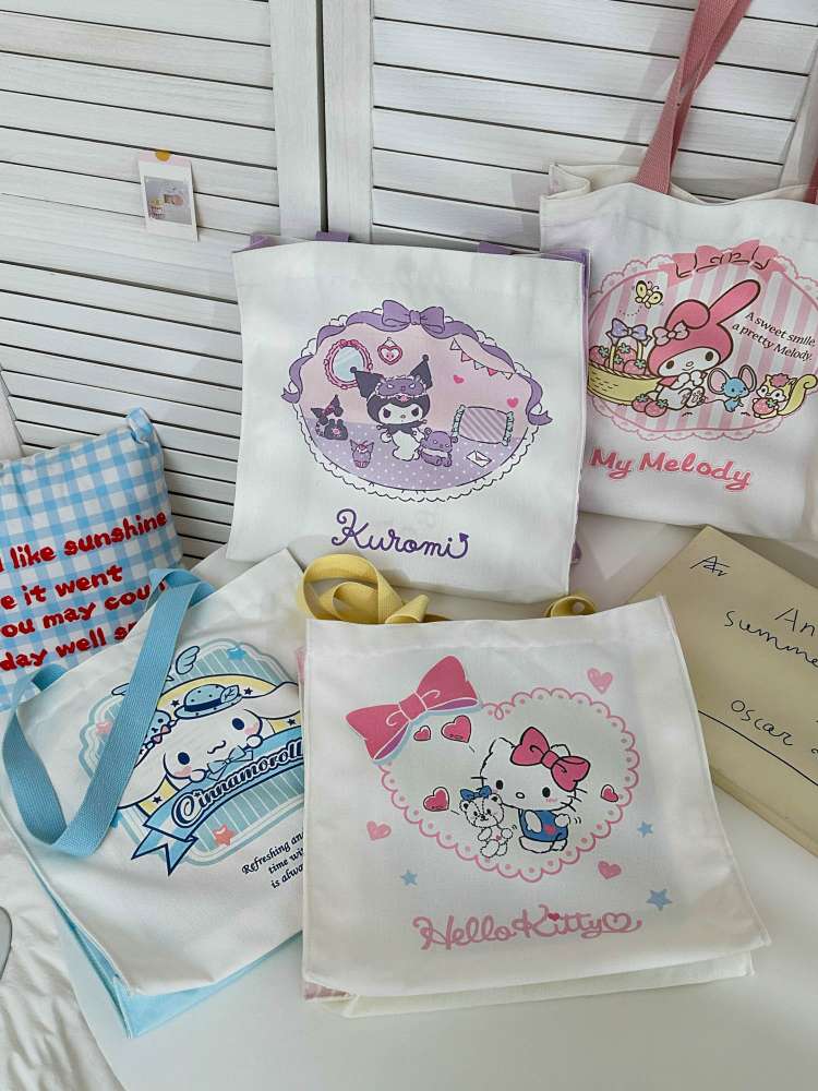 Sanrio - Large Capacity Canvas bag details Picture