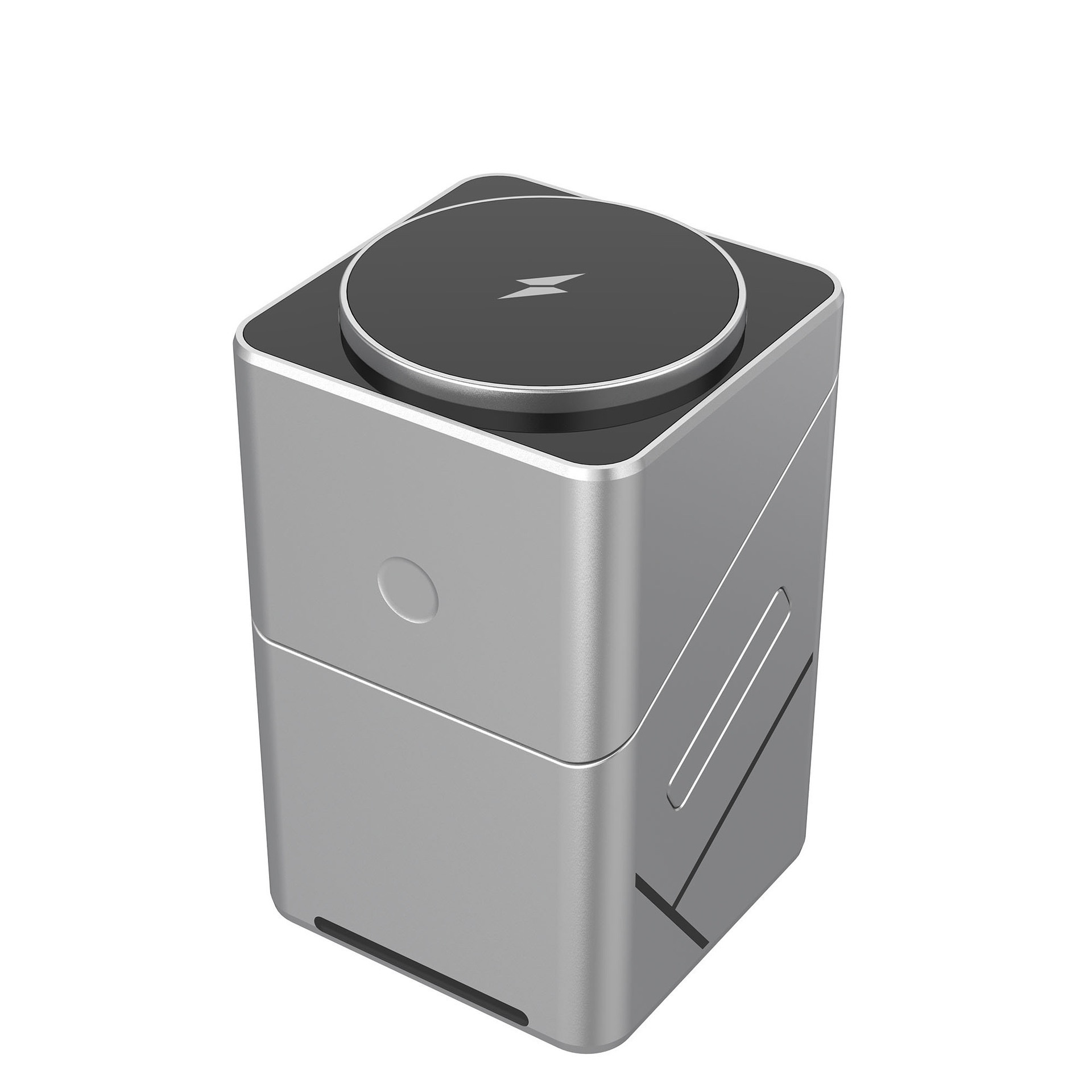 15W geometric touch magnetic three-in-one wireless fast charging multi-functional watch, earphone charger, mobile phone charger and charging dock pic 2