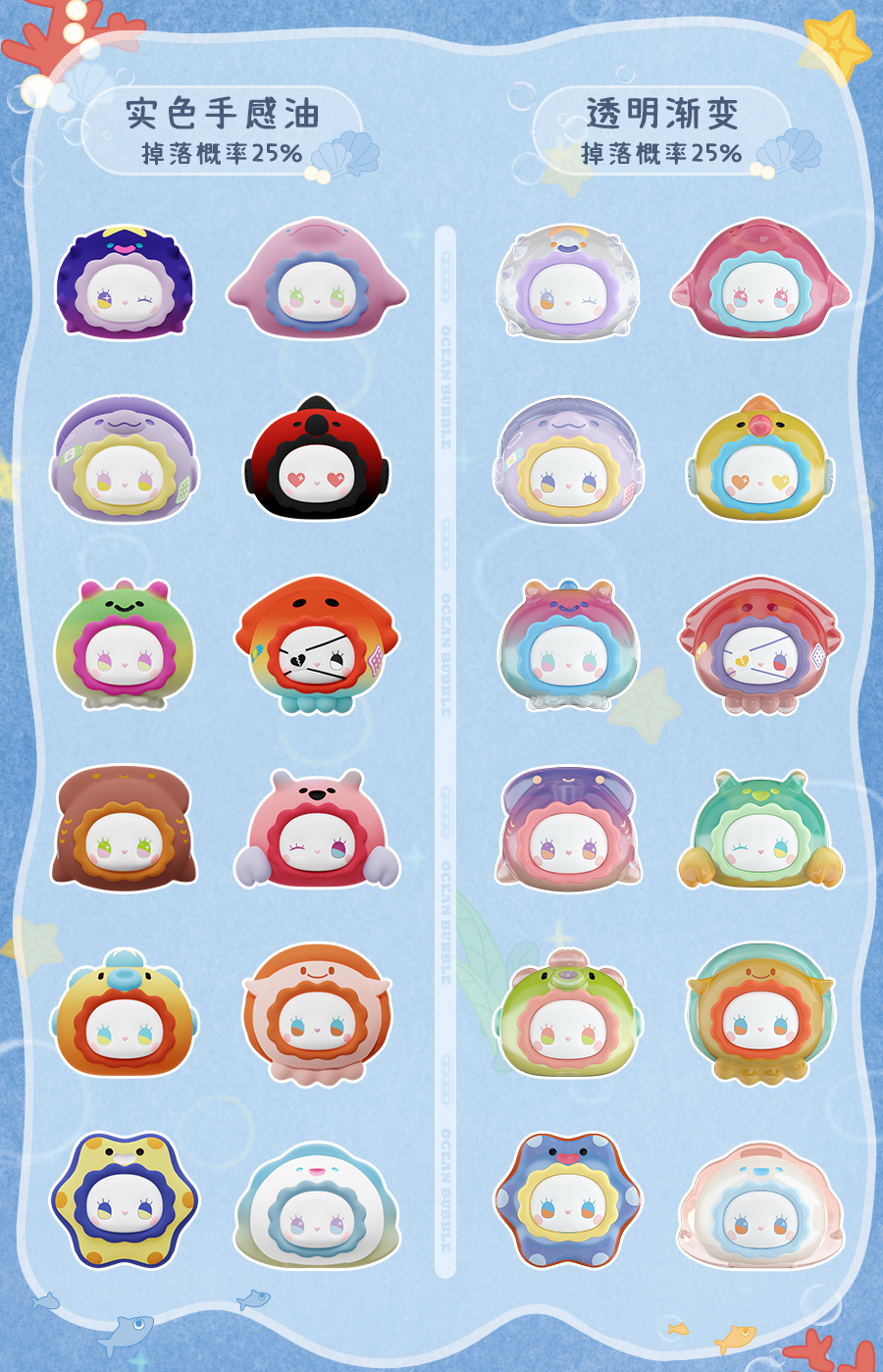 Emma秘境森林系列海洋泡泡萌粒盲盒手办潮玩可爱公仔女生礼物摆件详情3