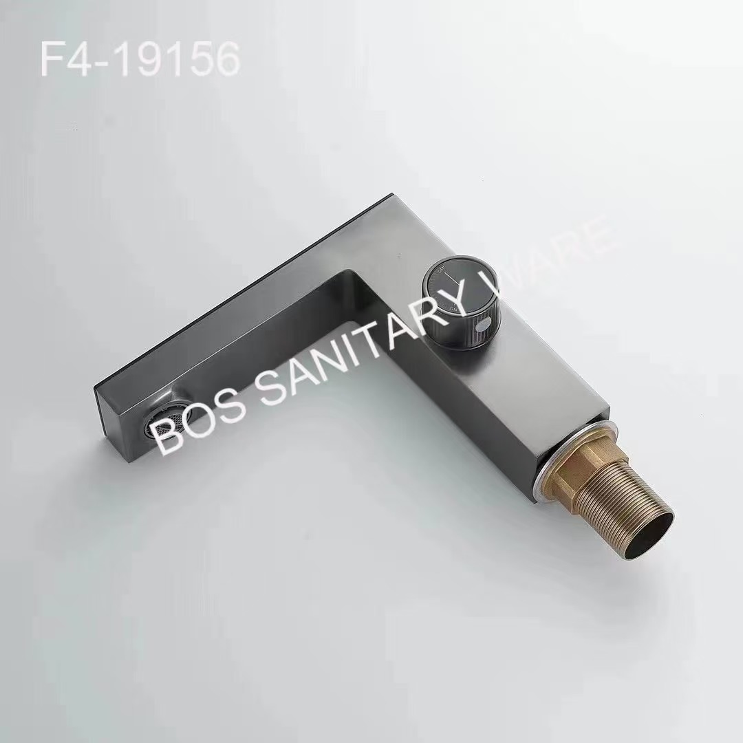 Full sky Star ambient light digital display faucet, space aluminum LED intelligent display temperature, cold and hot water basin faucet pic 7