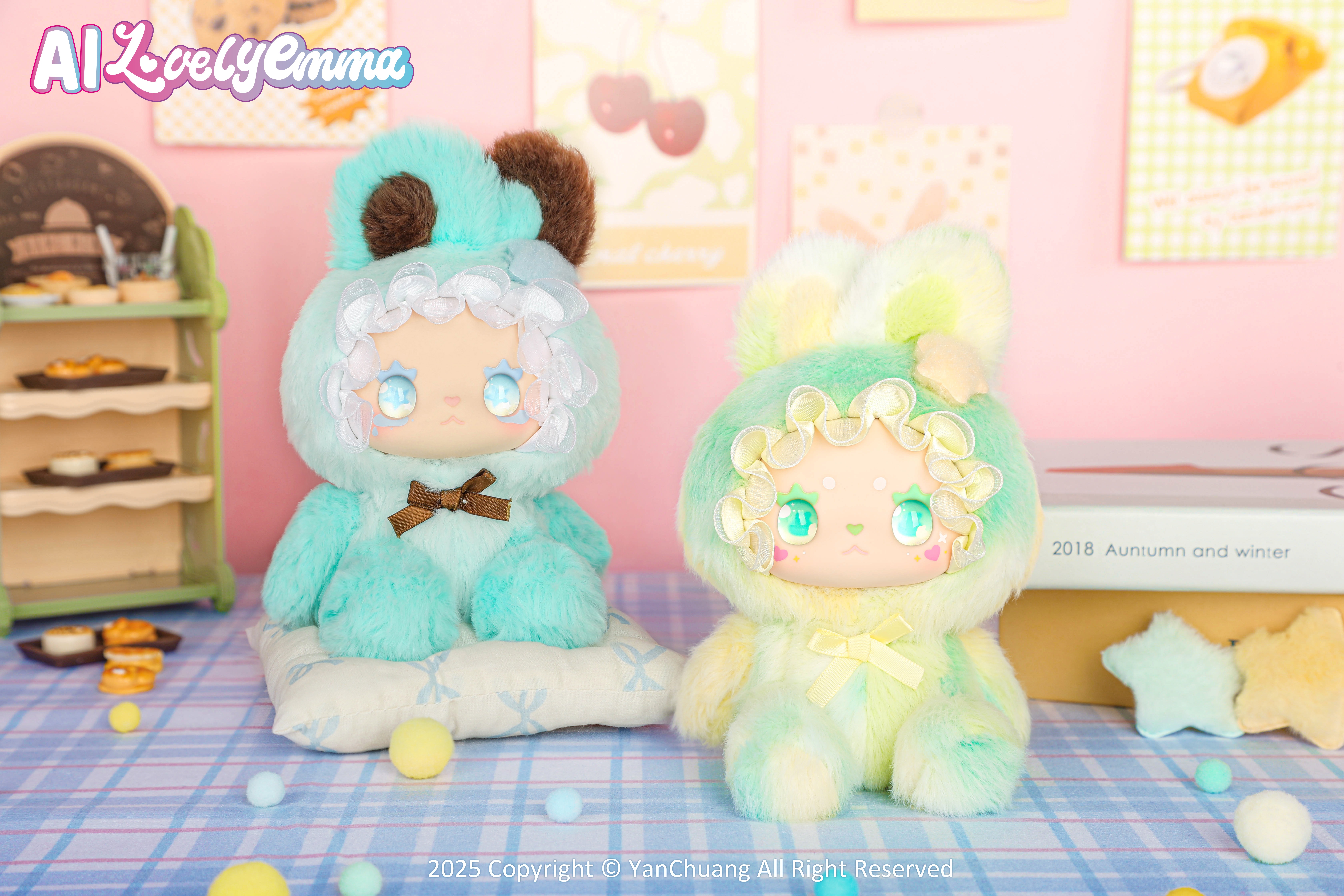 Emma Ai Intelligent Dialogue Plush Toy Magic Learning Knowledge Bluetooth Connection Blind Box Doll Giveaway Doll details Picture
