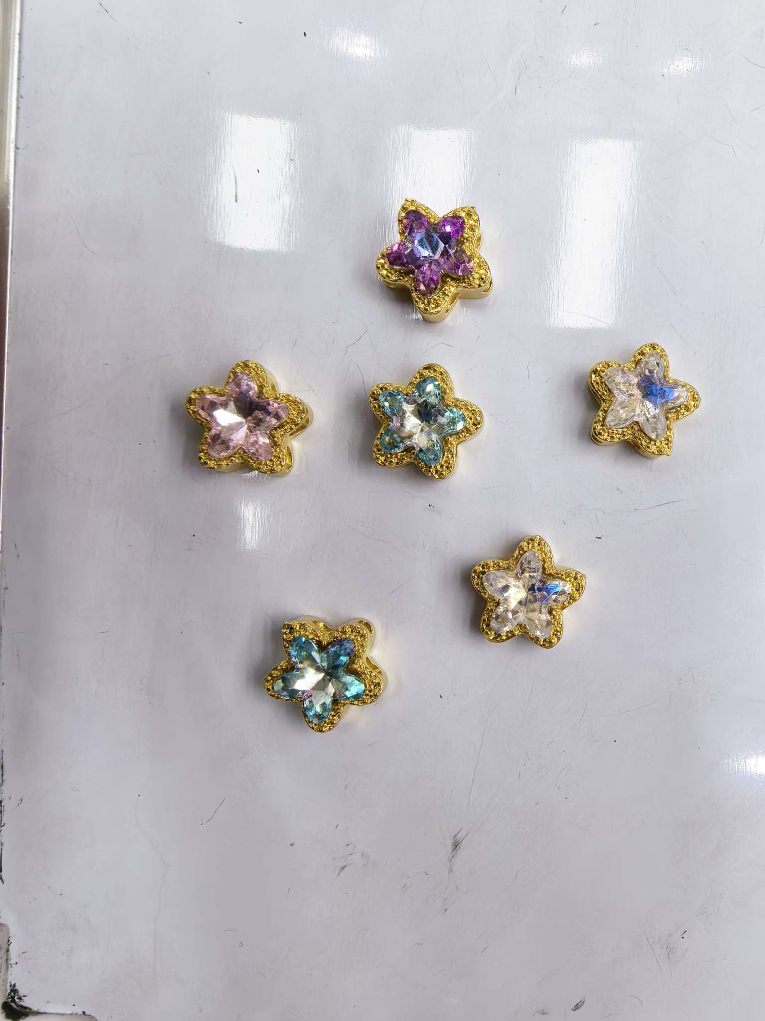 海洋风流苏挂件半成品配件合金喷漆饰品配件刺绣穿珠蝴蝶十二生肖银饰素材产品图