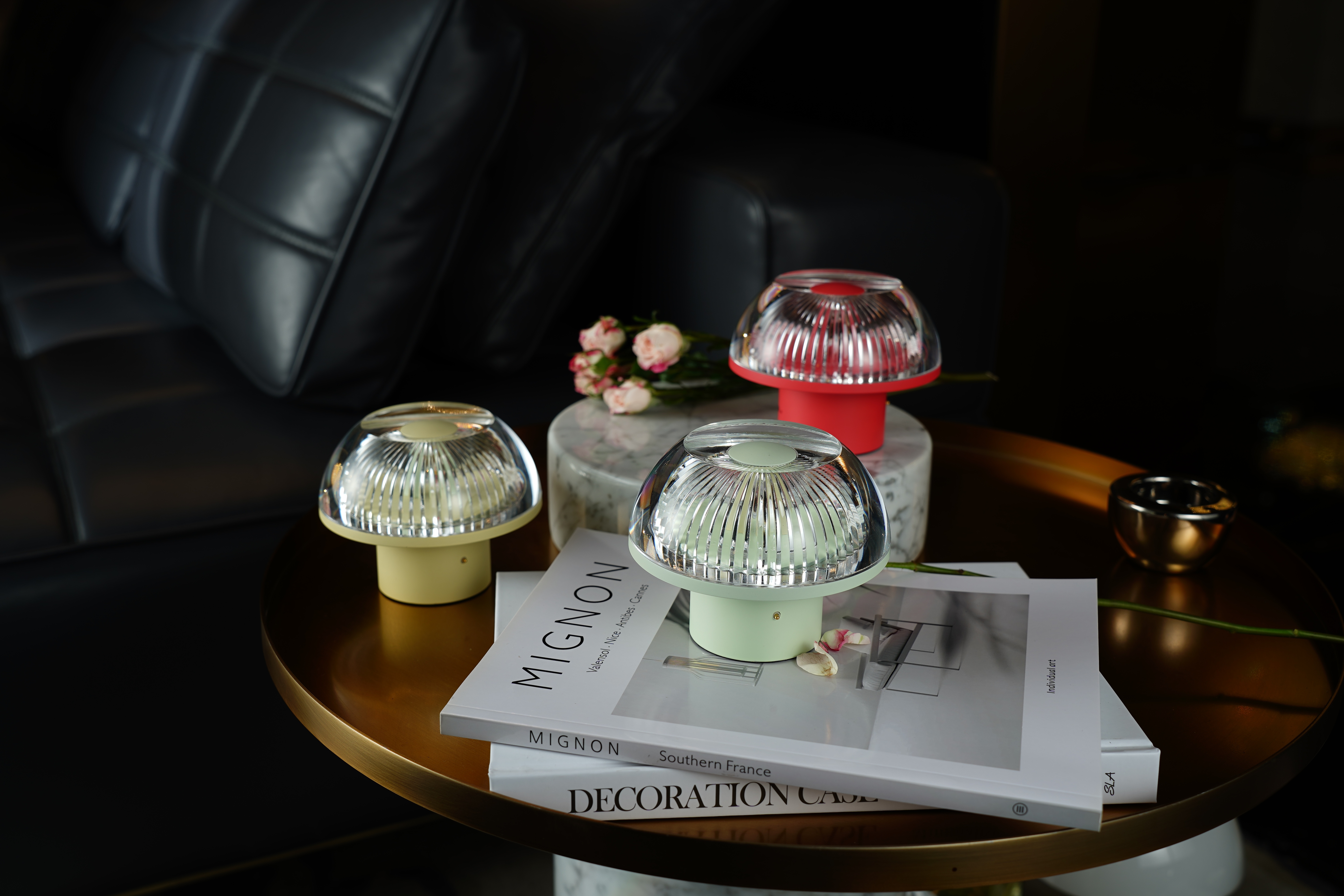 Ambient light, night light, decorative multi-color rechargeable desk lamp Specification drawing
