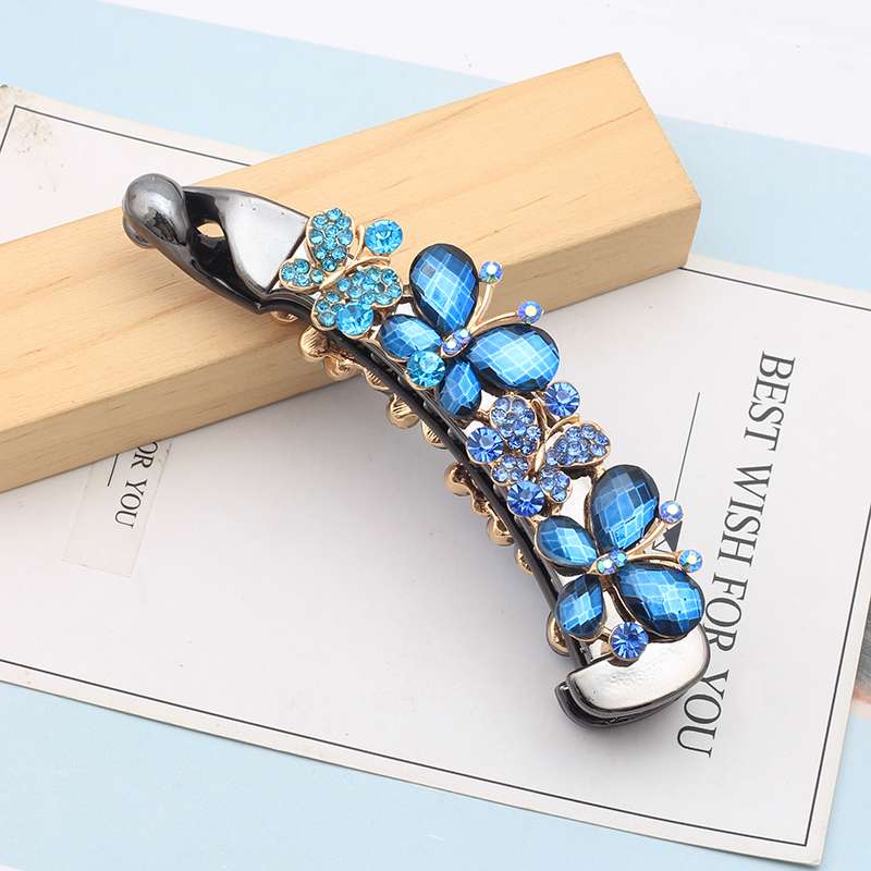 儿童植绒发夹鸭嘴夹发饰头饰抓夹可爱发夹发饰品女童头饰用品详情图3