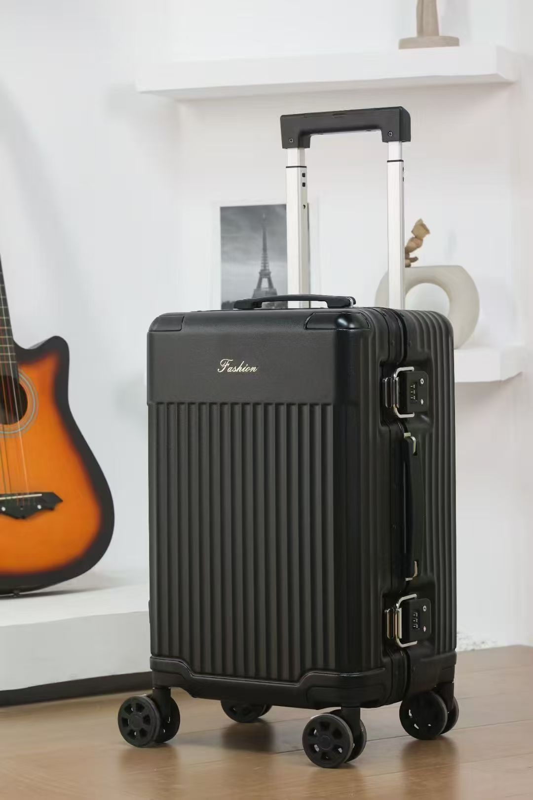 2025 High-appearation-level suitcase, shockproof and durable travel case, multi-functional large-capacity suitcase with a handle, 20-inch carry-on suitcase details Picture