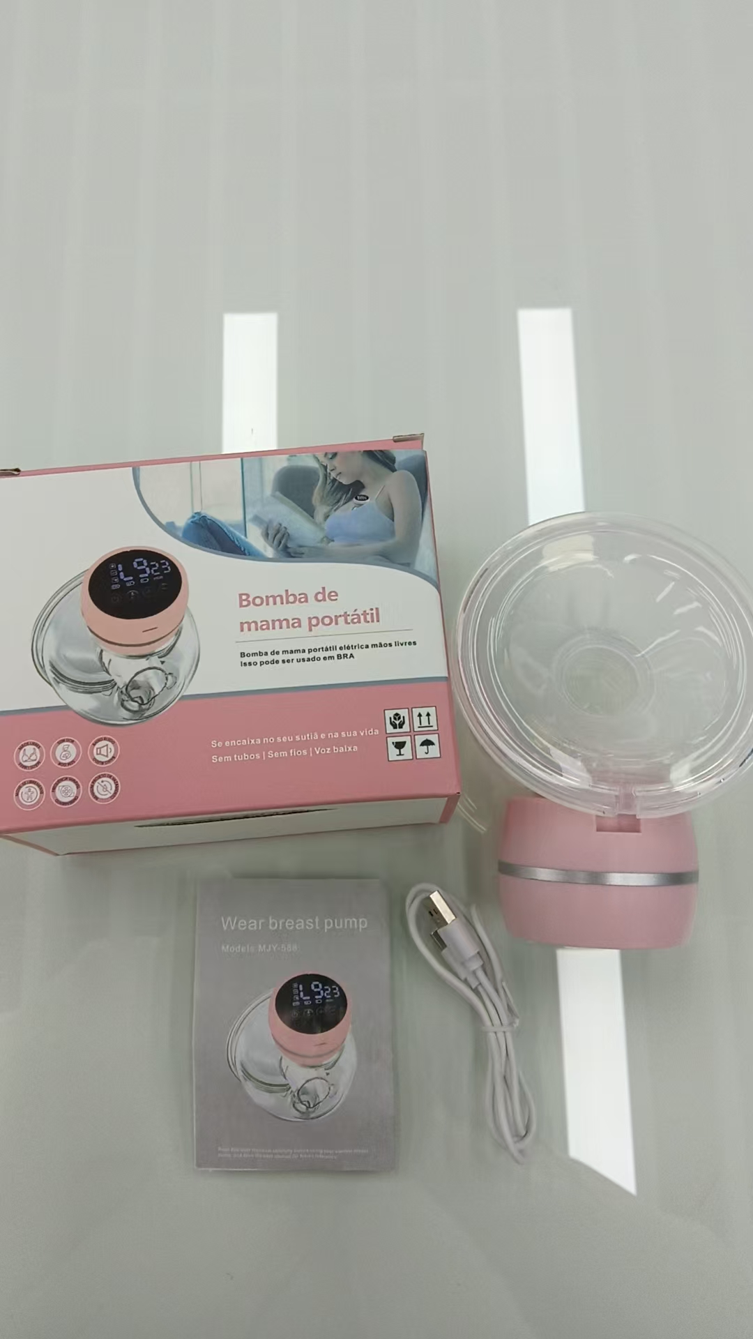 电动吸奶器微震按摩母乳全自动奶器吸乳器静音电动穿戴式吸奶器穿戴式电动吸奶器