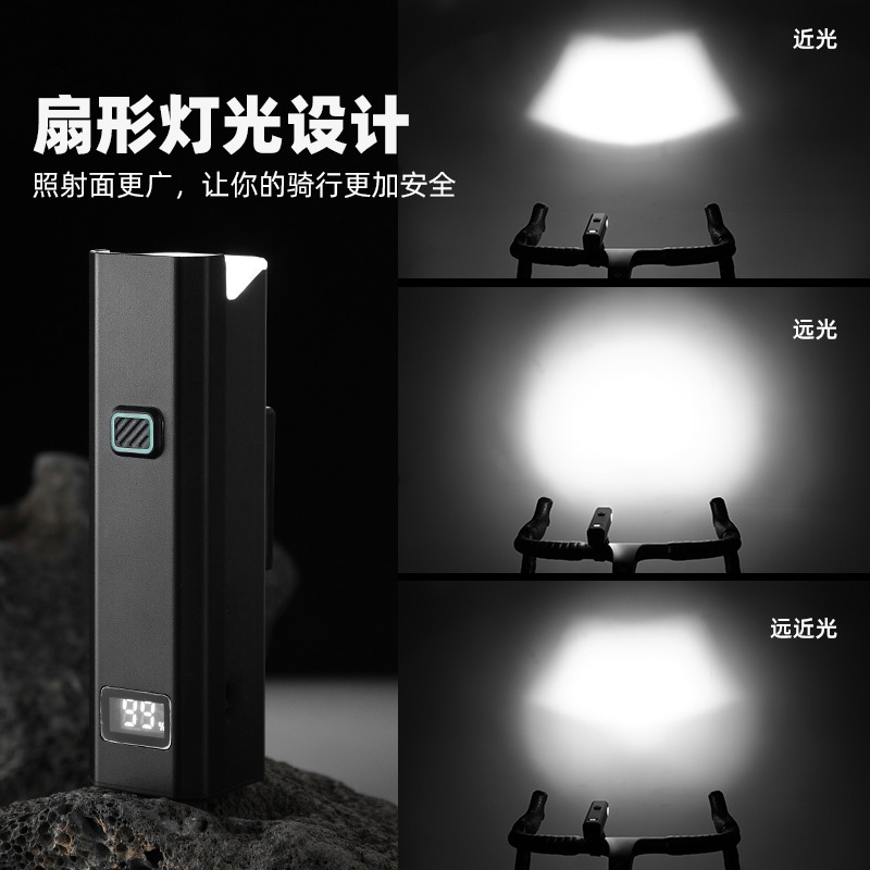 مصابيح ذاتية التشغيل تعمل ليلا على مصابيح USB ذات ضاءة عالية ومصابيح خلفية تحذيرية لمصابيح أمامية pic 2