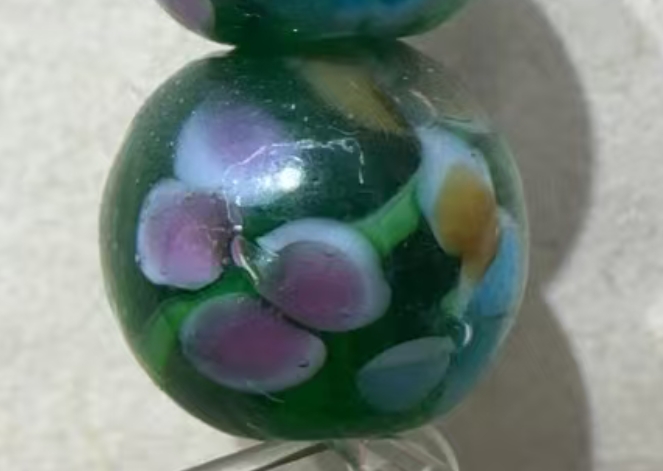 工艺品，礼品，玻璃工艺品，琉璃珠，琉璃饰品，饰品配件，手链项链配珠，12厘多花琉璃珠，DH-2