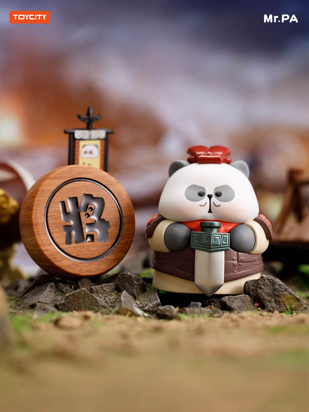 Toycity's Official Blind Box Of Teacher Ba Ba, Ba Ba Ba's National Treasure Study Tour Figurine, Panda Figurine, Birthday Gift, Desktop Decoration Specification drawing