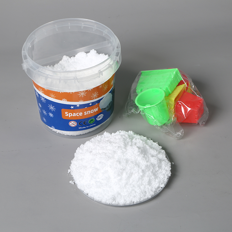 工厂直销50G手提收纳太空雪，太空沙，棉花沙玩具套装，跨境外贸