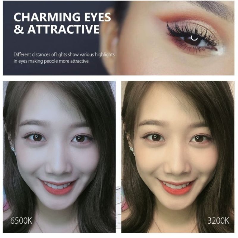 18 Inch Photography Light LED Ring Vlogging Selfie Beauty Photography Video Lights Item Picture