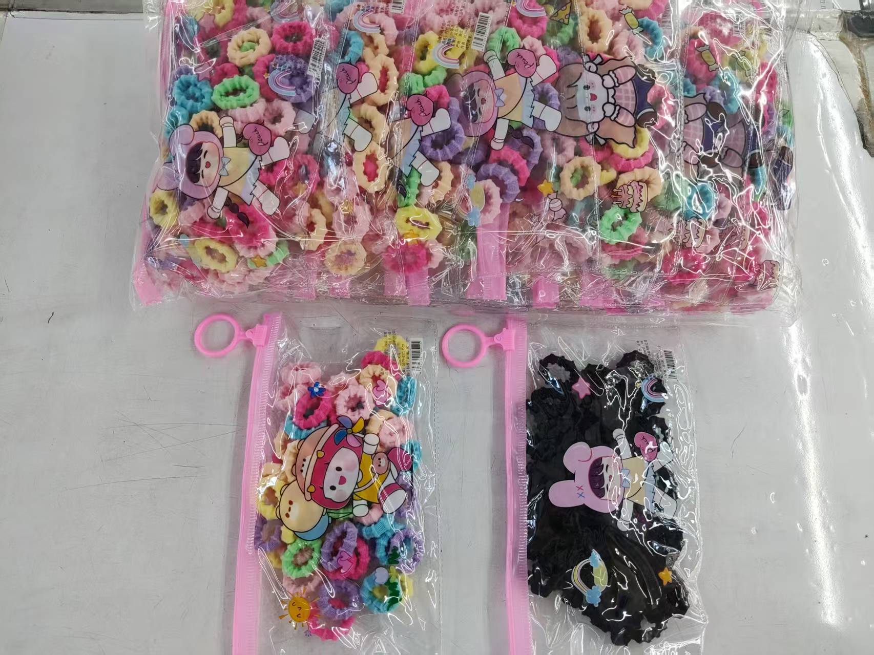 儿童最喜欢用的一次性皮筋 拇指小毛圈 造型小夹子 拉环袋包装 网络女神爱用产品 西布伦饰品详情图9