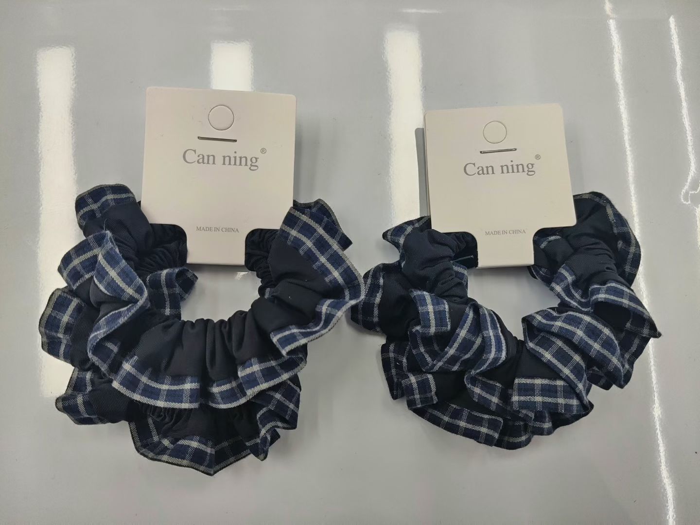 时尚花边发圈发绳头绳大肠发圈饰品发饰发圈头饰简约百搭女款花边织带 蕾丝边布圈大肠发圈白底实物图