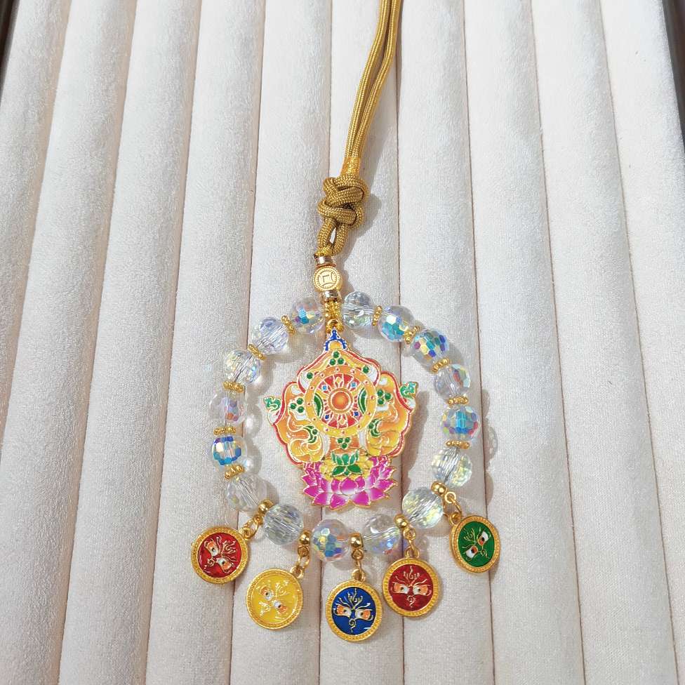 深蓝汽车手套箱挂钩伴飞鸟树脂车载挂件豹子前八宝图