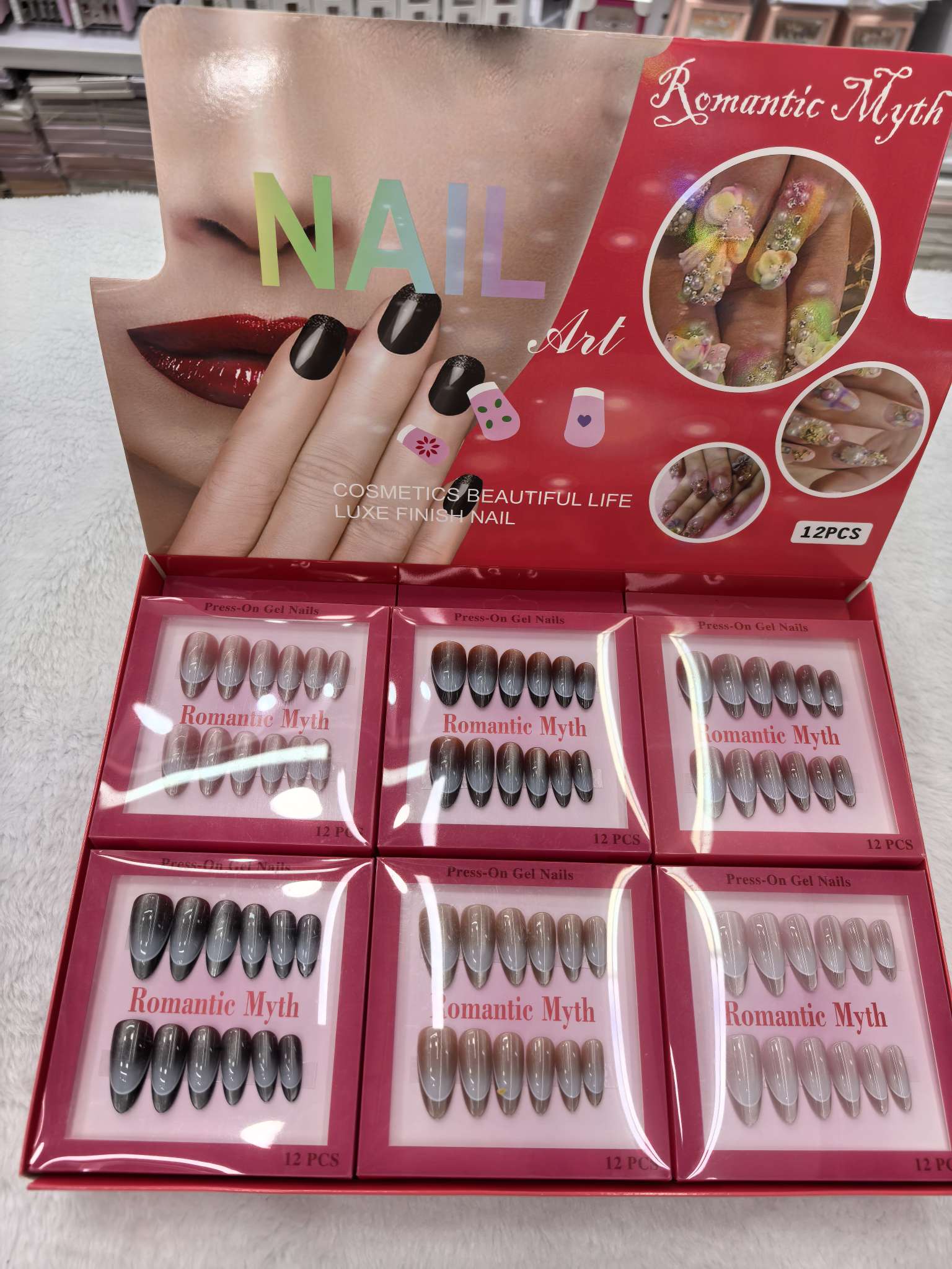 Nail art wearable nail, cat's eye nail, nail brush professional nail art Specification image