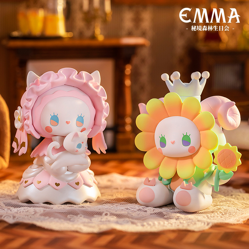 Emma Secret Forest Birthday Party Blind Box, 5Th Generation Plush Toy Figurine, Birthday Cake Gift For Boys And Girls details Picture
