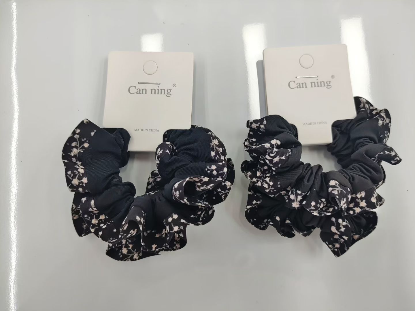 时尚花边发圈发绳头绳大肠发圈饰品发饰发圈头饰简约百搭女款花边织带 蕾丝边布圈大肠发圈产品图