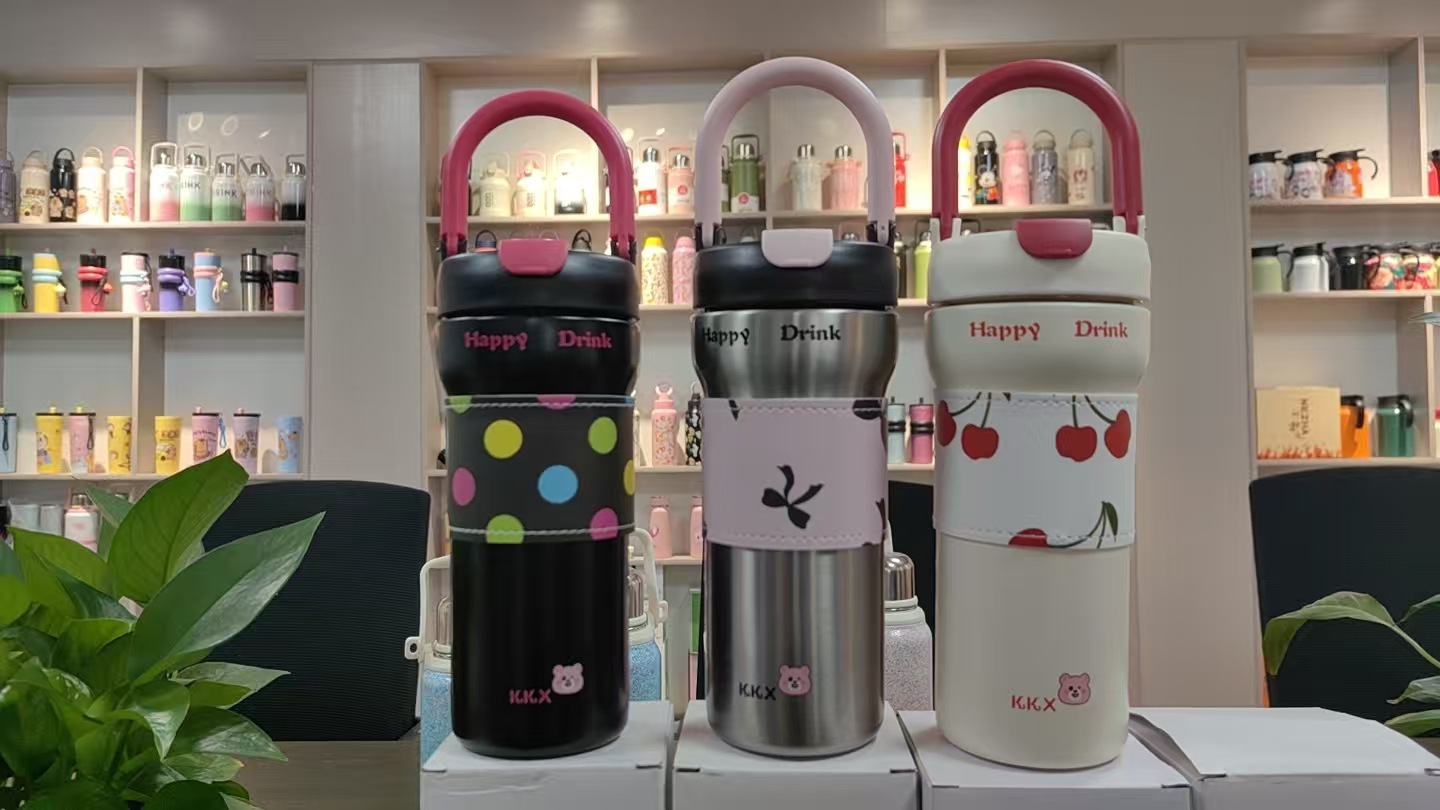 咖啡杯316不锈钢保温杯随行杯车载女生高颜值便携水杯直饮车载杯 保温杯保温杯儿童斜跨可爱详情图3