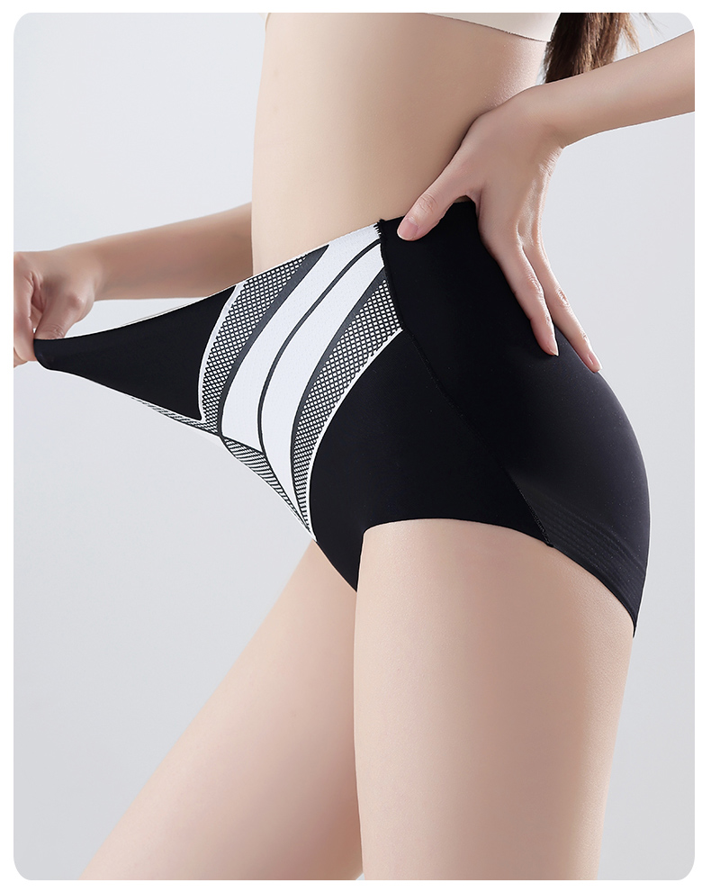 Women's underpants with seamless adhesive pressing full figure