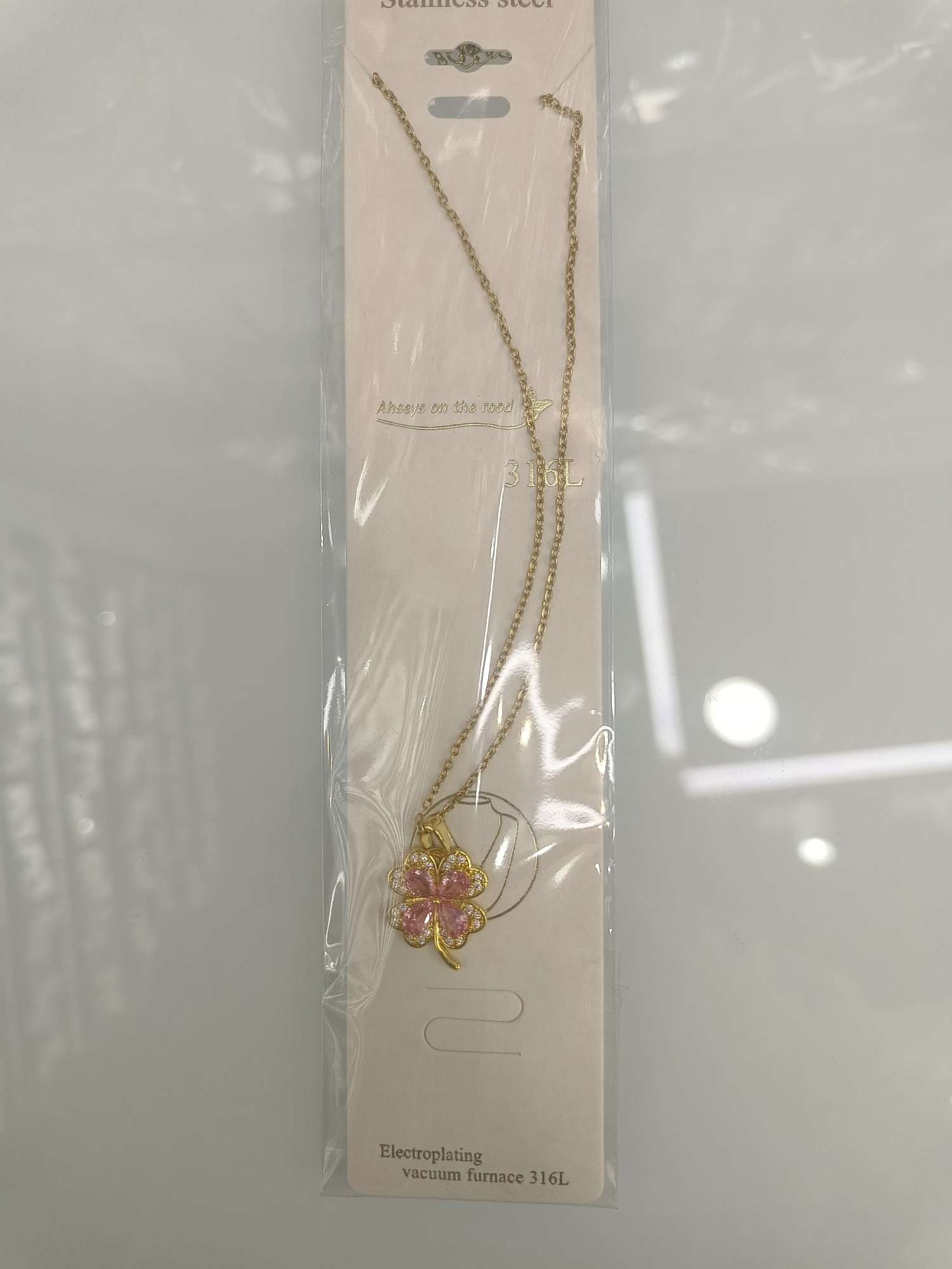 水钻瓜链项链不锈钢项饰简约百搭时尚首饰女款项链饰品