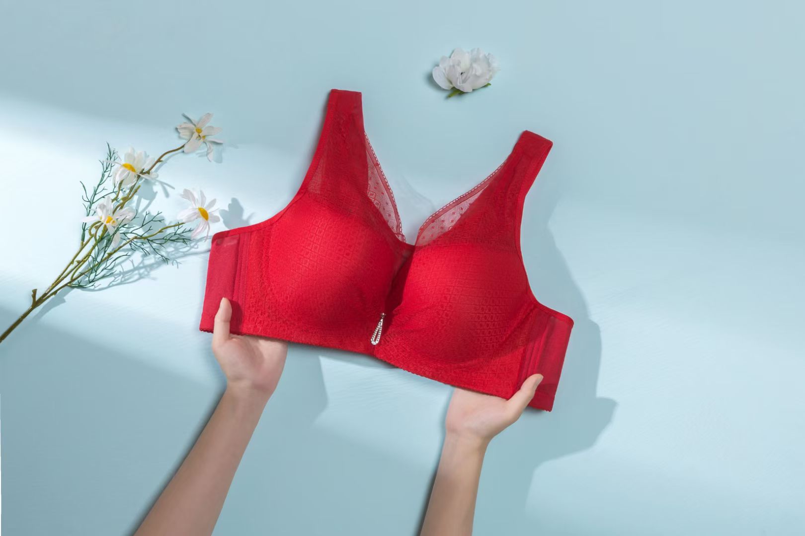 Cross-border lingerie: Women's plus-size bras without underwire detail image 9