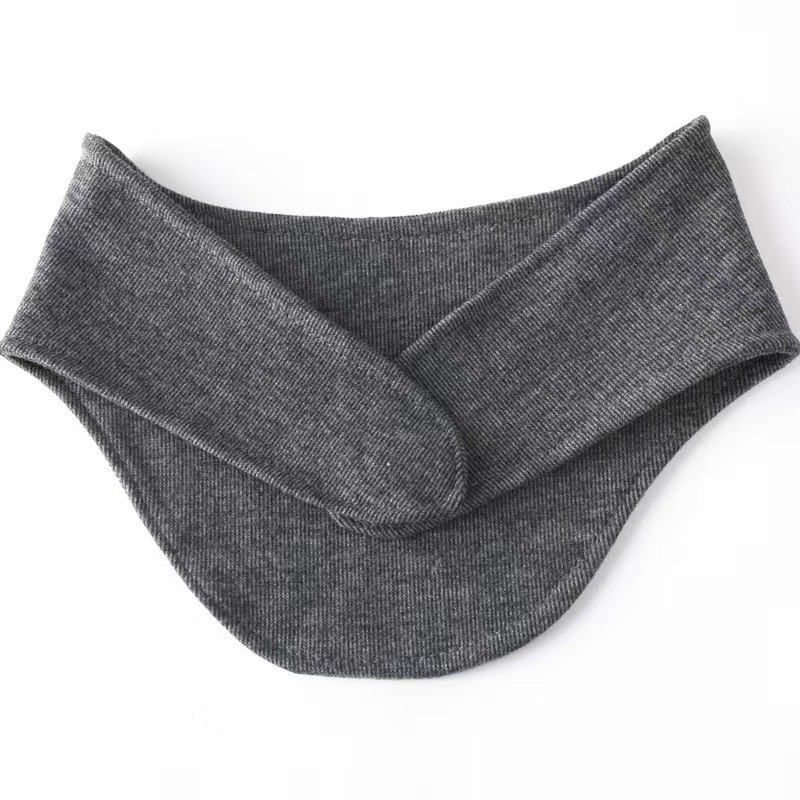 绵羊绒护颈椎带兜保暖防寒小披肩围脖男女护颈带脖子坐月子护颈套 