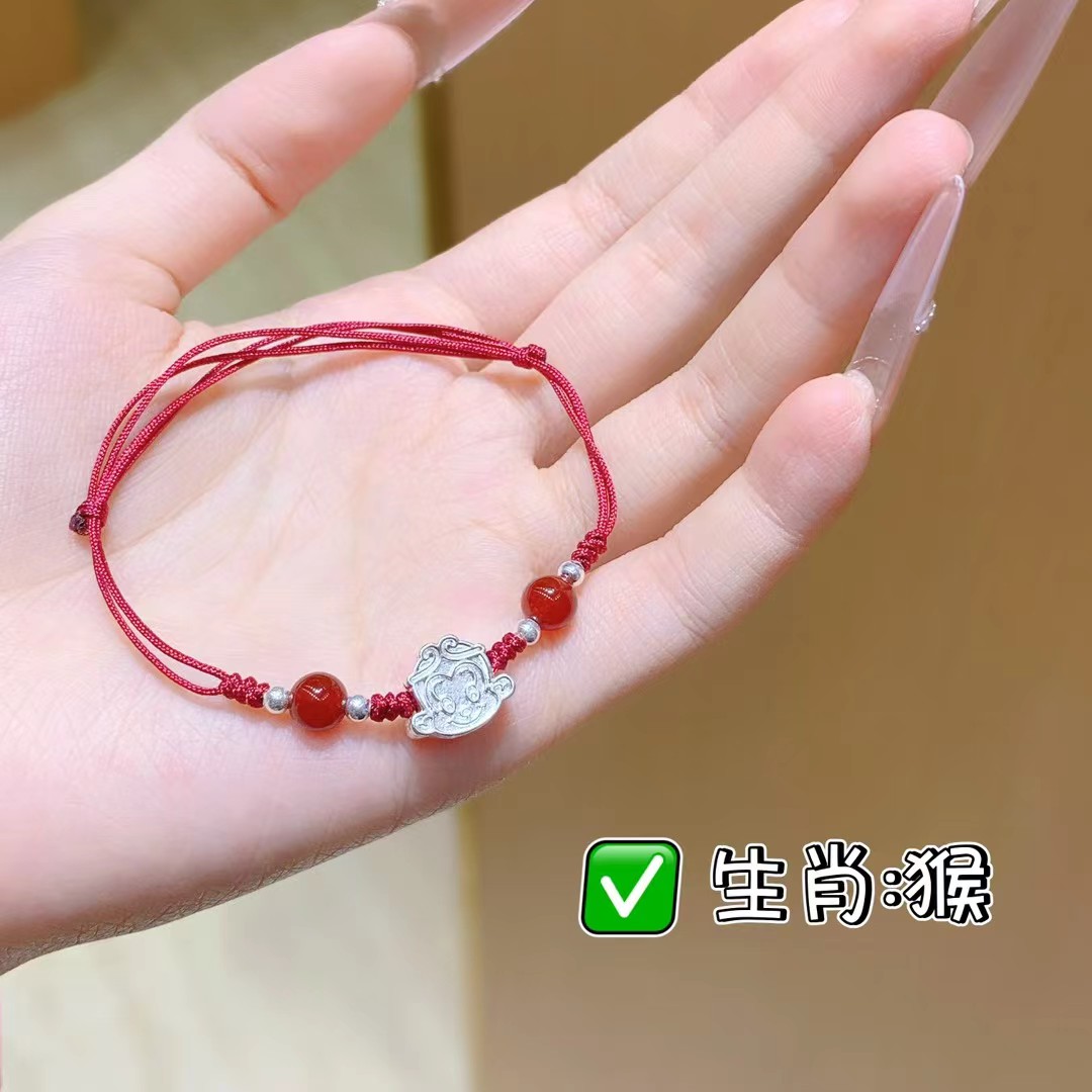 Zodiac fortune bracelet, continuous happiness! The twelve Chinese zodiac signs each carry unique blessings. detail image 5