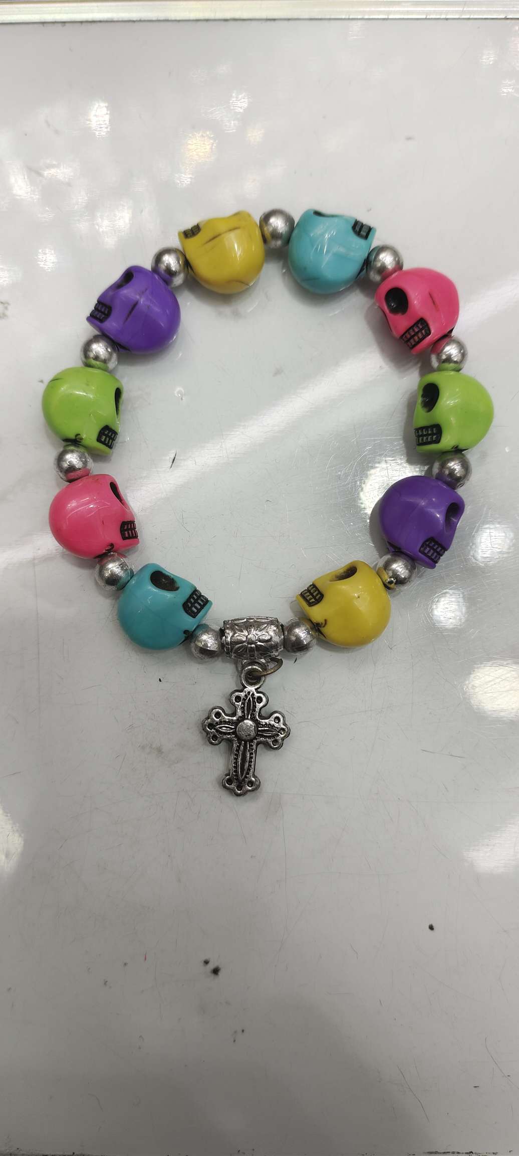 骷髅手串锆石手链时尚手饰手链女韩版简约百搭饰品礼物