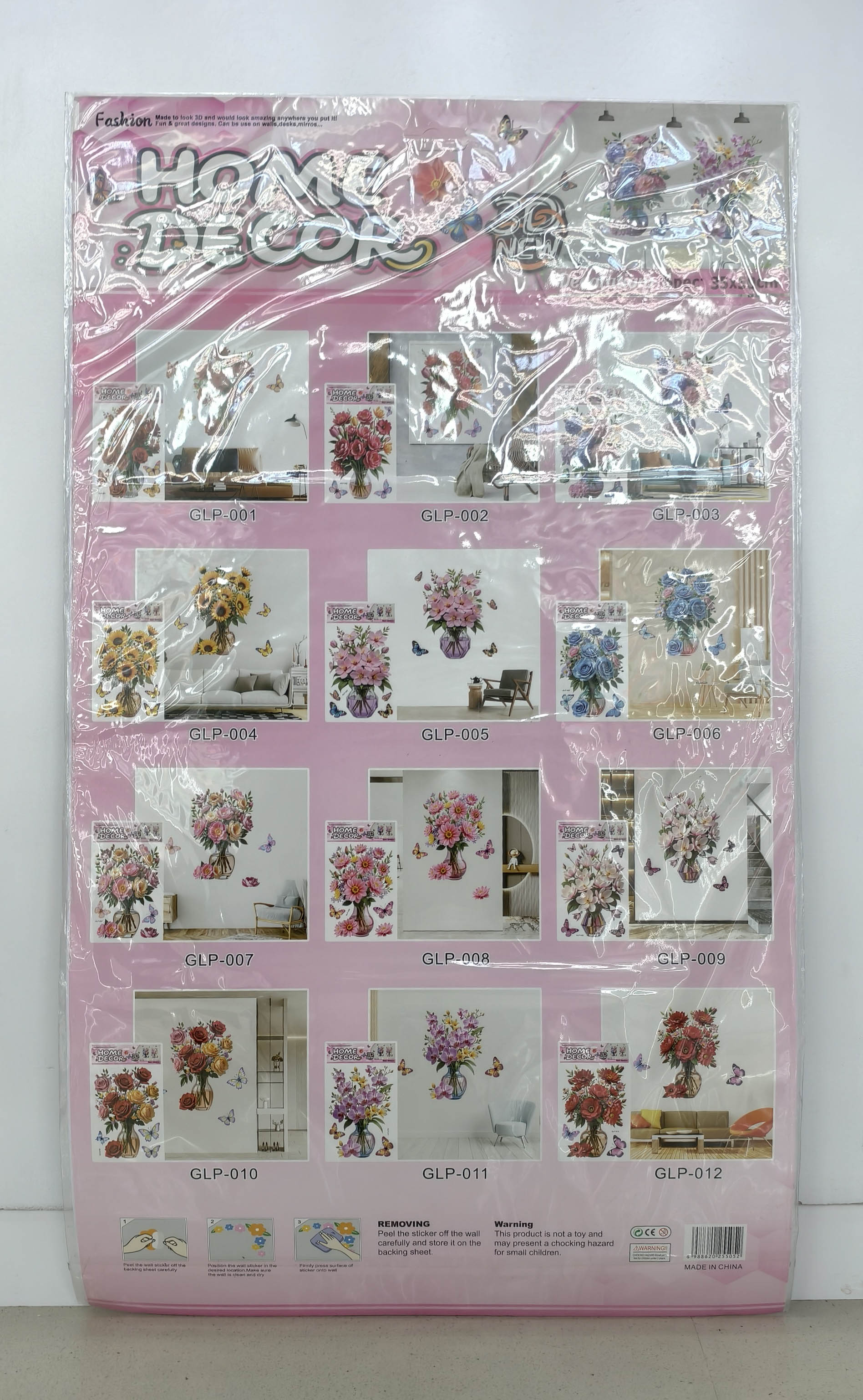 GLP vase straply adhesivo decorativo Item Picture